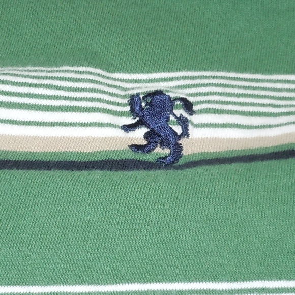 Green Emergency Exit Polo Shirt Large 100% Cotton - Picture 2 of 4